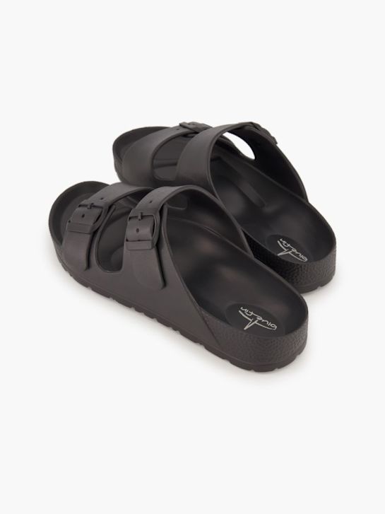 Blue Fin Tieffussbett-Pantolette Schwarz