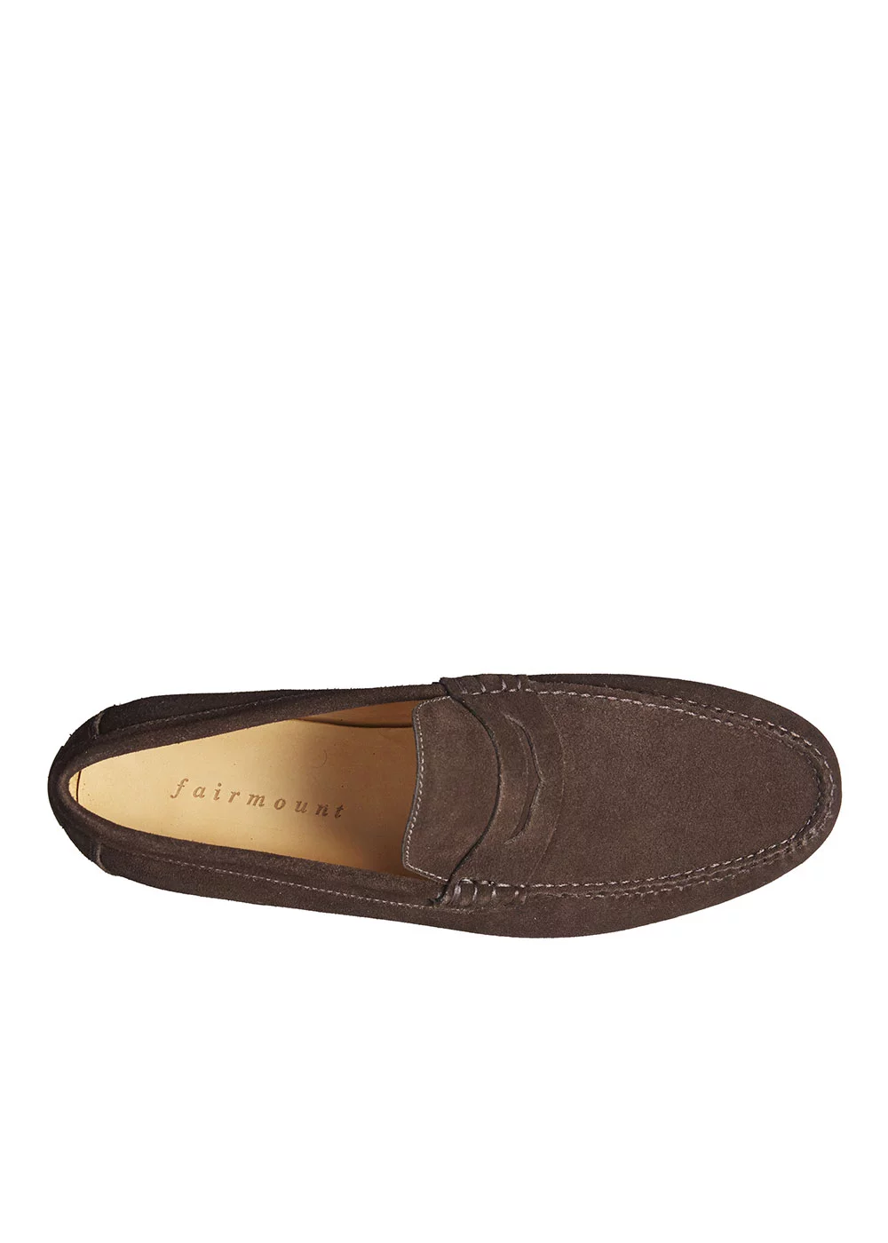 MOCASSIN R MOC VELOURS MARRON