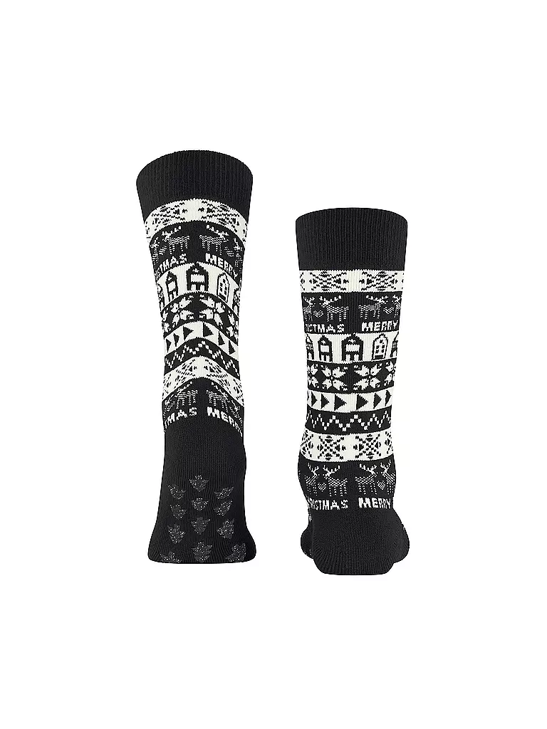 BURLINGTON Damen Socken MERRY CHRISTMAS 36-41 black schwarz