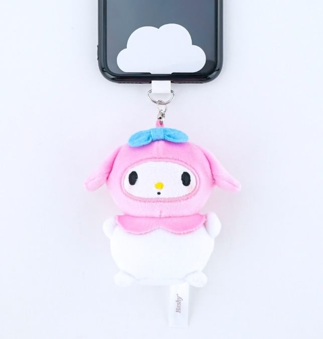 Hashy Topin - Sanrio Characters Mobile Mate met koordkussen
