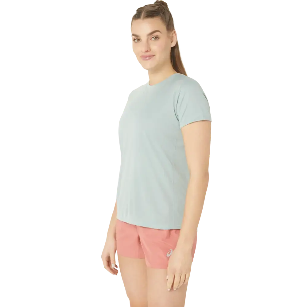 ASICS Core Hardloopshirt Korte Mouwen Lichtblauw Dames
