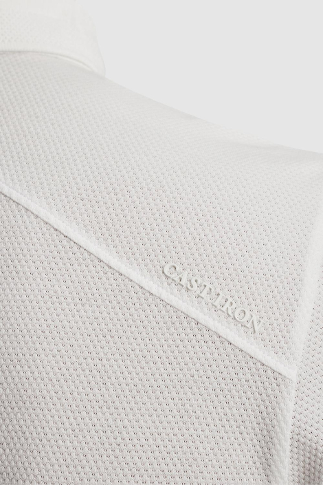 Cast Iron witte heren polo
