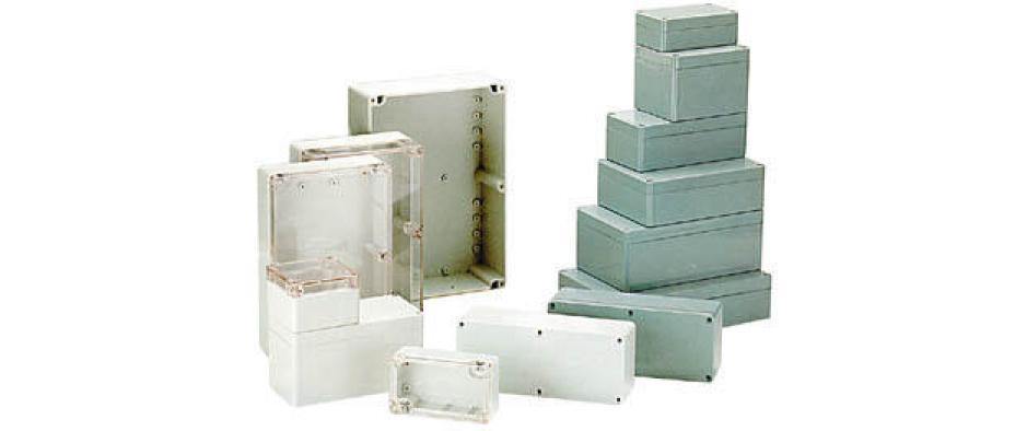 Gehäuse ABS G378 265 x 185 x 95 mm abgedichtet, DunkelgrauUniversal Kunststoff-Gehäuse für Elektronik