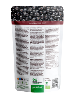Purasana Vegan Aronia Berry Poeder 200GR