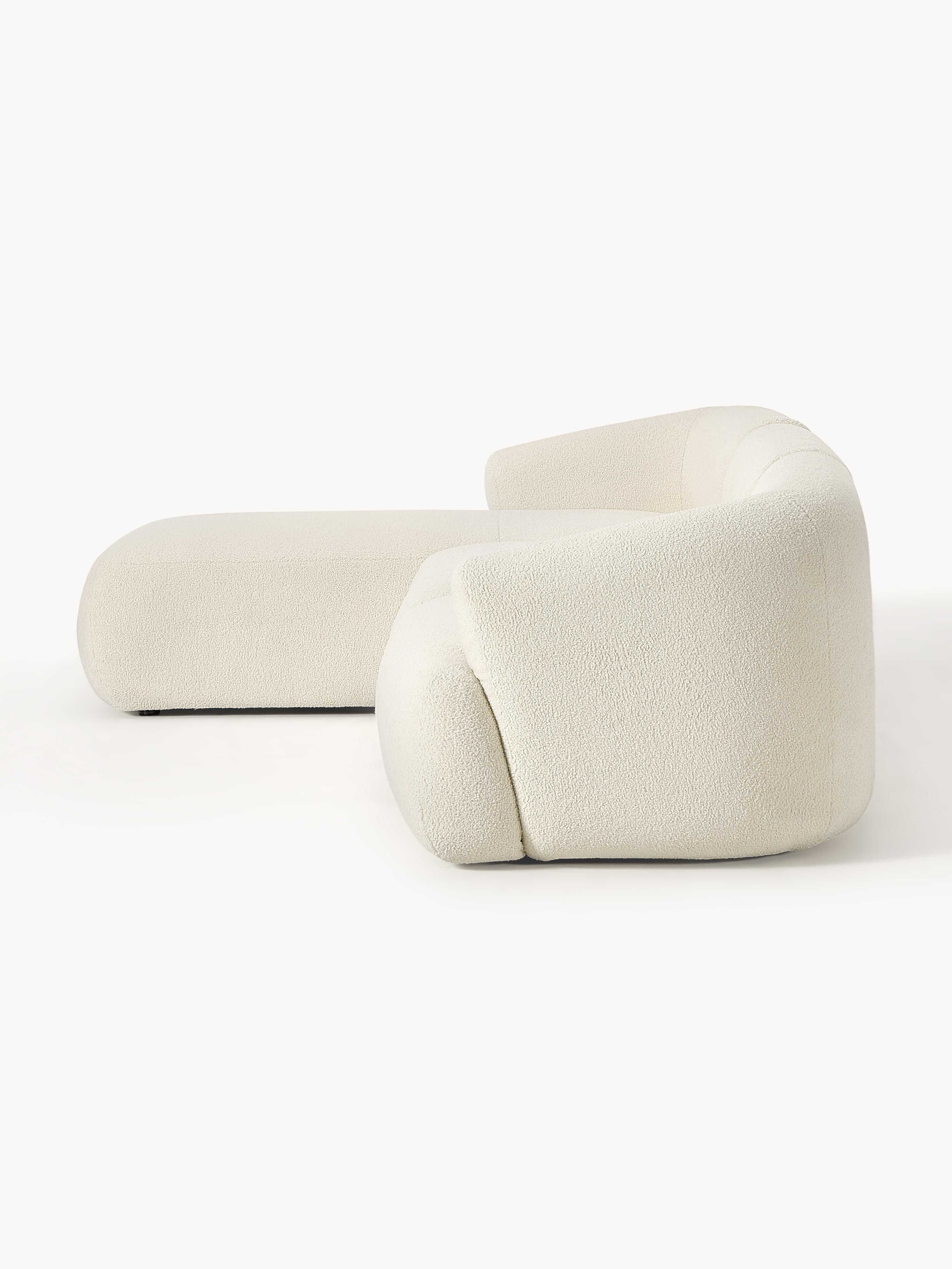 Modulaire teddy hoekbank Sofia (3-zits)
