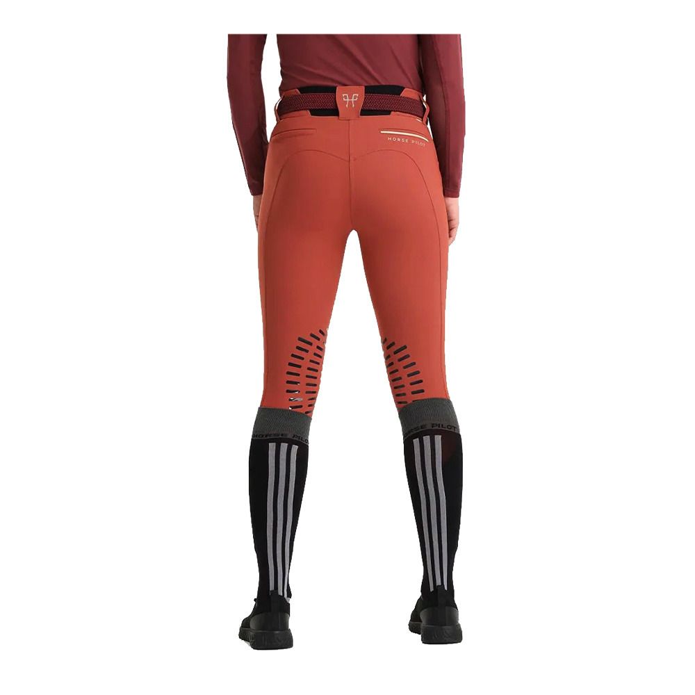 Horse Pilot X-DESIGN - Pantalon siliconé Femme terracotta