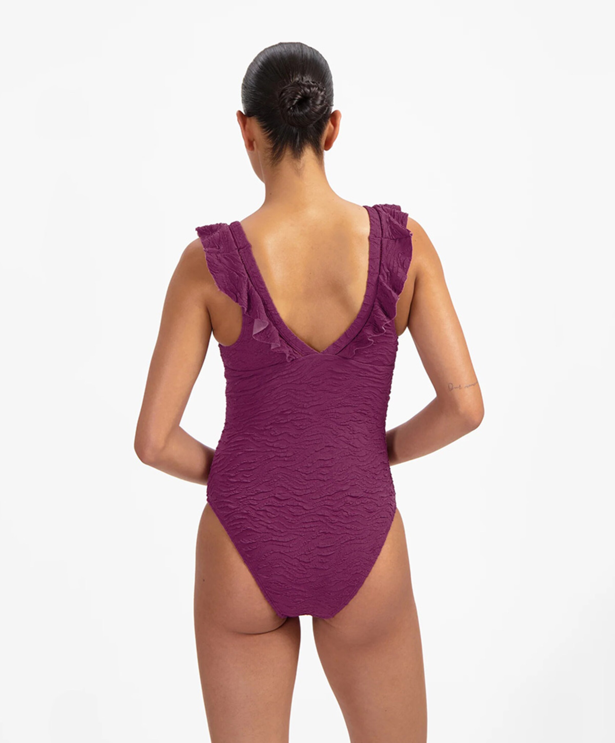 Beachlife Dames badpak paars