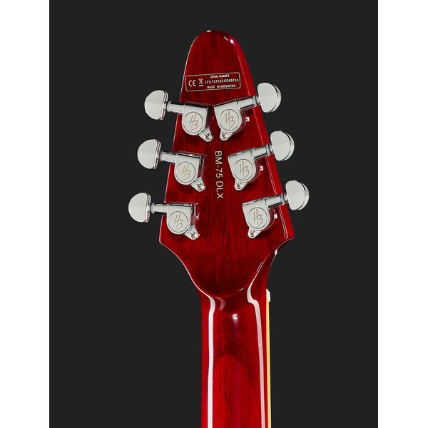 Harley Benton BM-75 Trans Red Deluxe Bundle