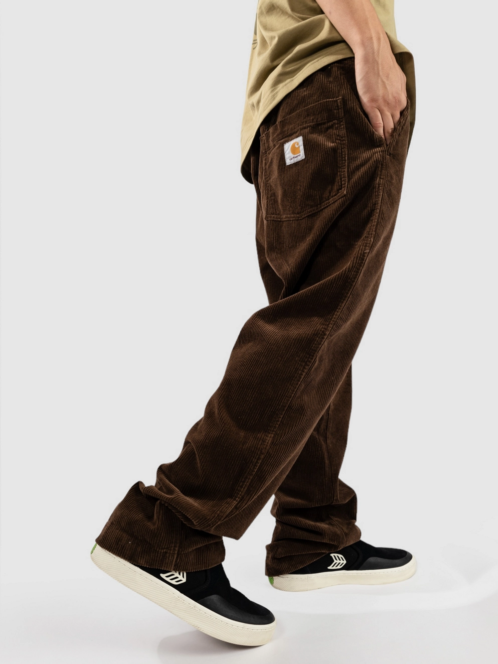 Carhartt WIP Floyde Pants chocolate rinsed