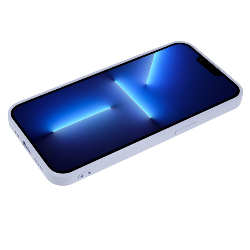 iPhone 13 Pro Gummi Case Hülle mit Kameraschutz - Blaulila (Matt)