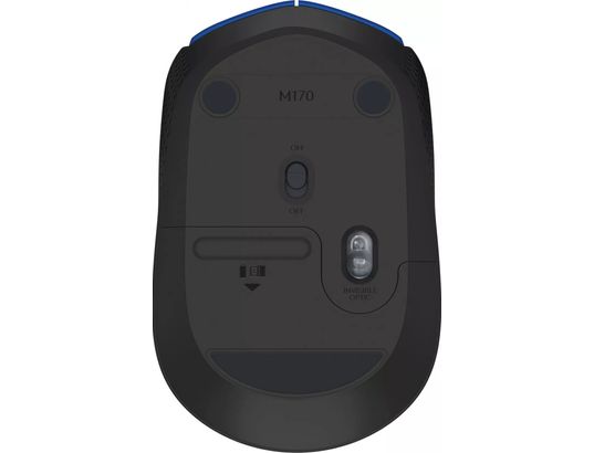 LOGITECH - Souris sans fil M171 bleu - 910-004640
