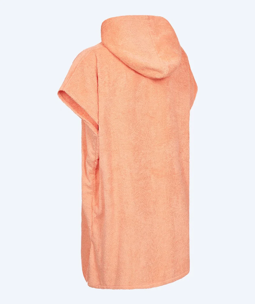 Watery badeponcho til junior - Bomuld - Atlantic Pink