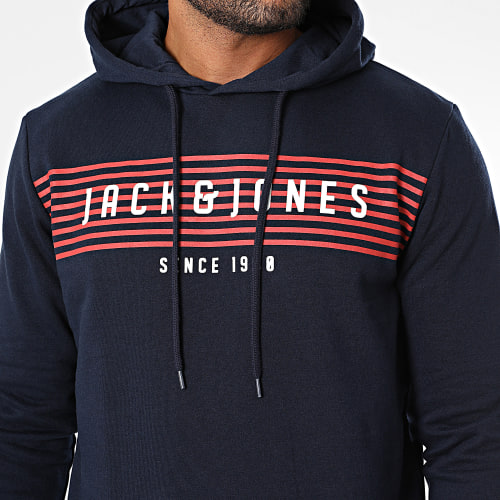 Sweat Capuche Planet Bleu Marine