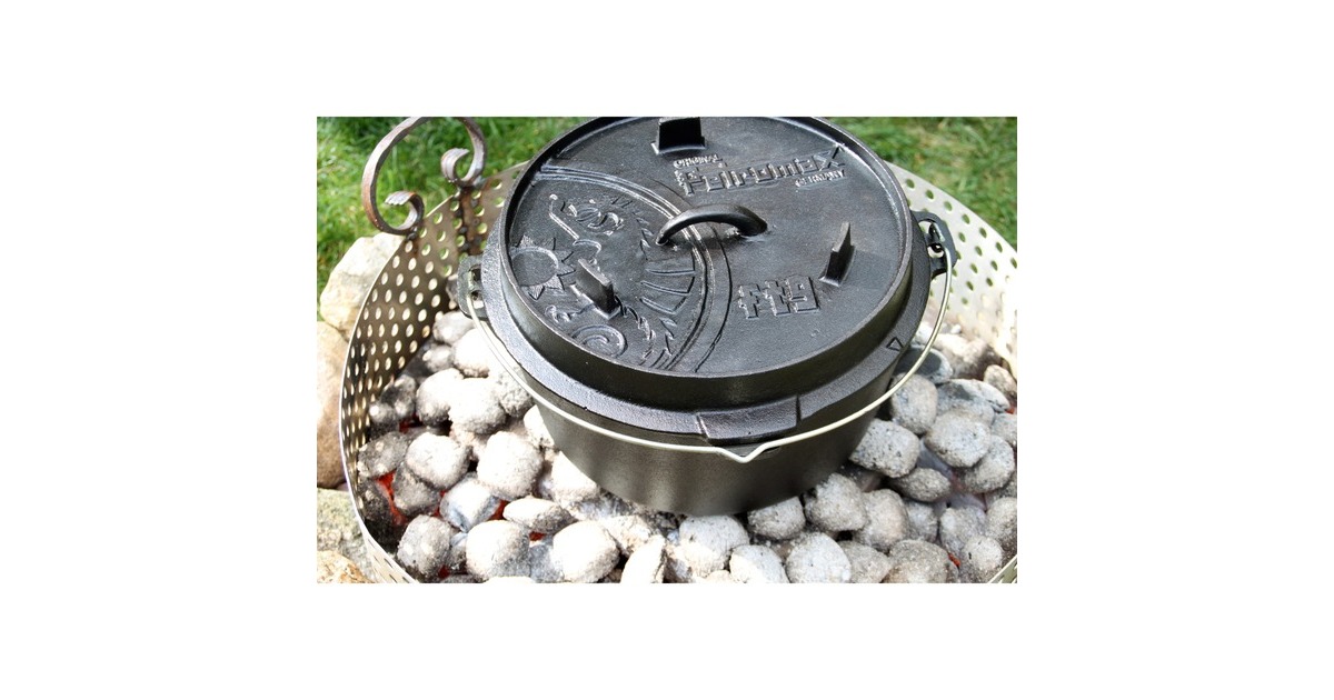 PetromaxDutch Oven ft9 kookpan  (Zwart, 7,5 liter)