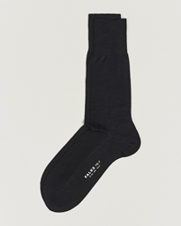 Falke No. 4 Pure Silk Socks Dark Navy