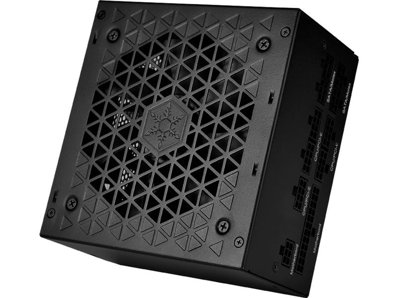 SilverStone Netzteil DA750 Gold 750 W Vollständig modulares ATX-Netzteil mit 120-mm-FDB-Lüfter