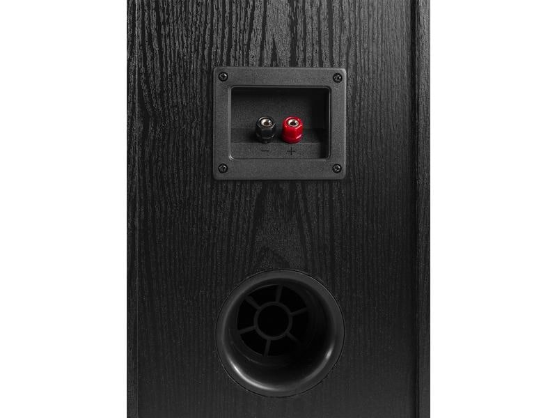 Fenton Standlautsprecher Paar SHF700B Schwarz Turmlautsprecher mit maximal 400 Watt