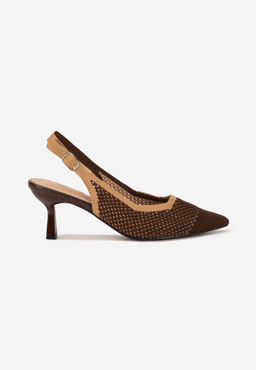 Chaussures slingback bruns Rabiella