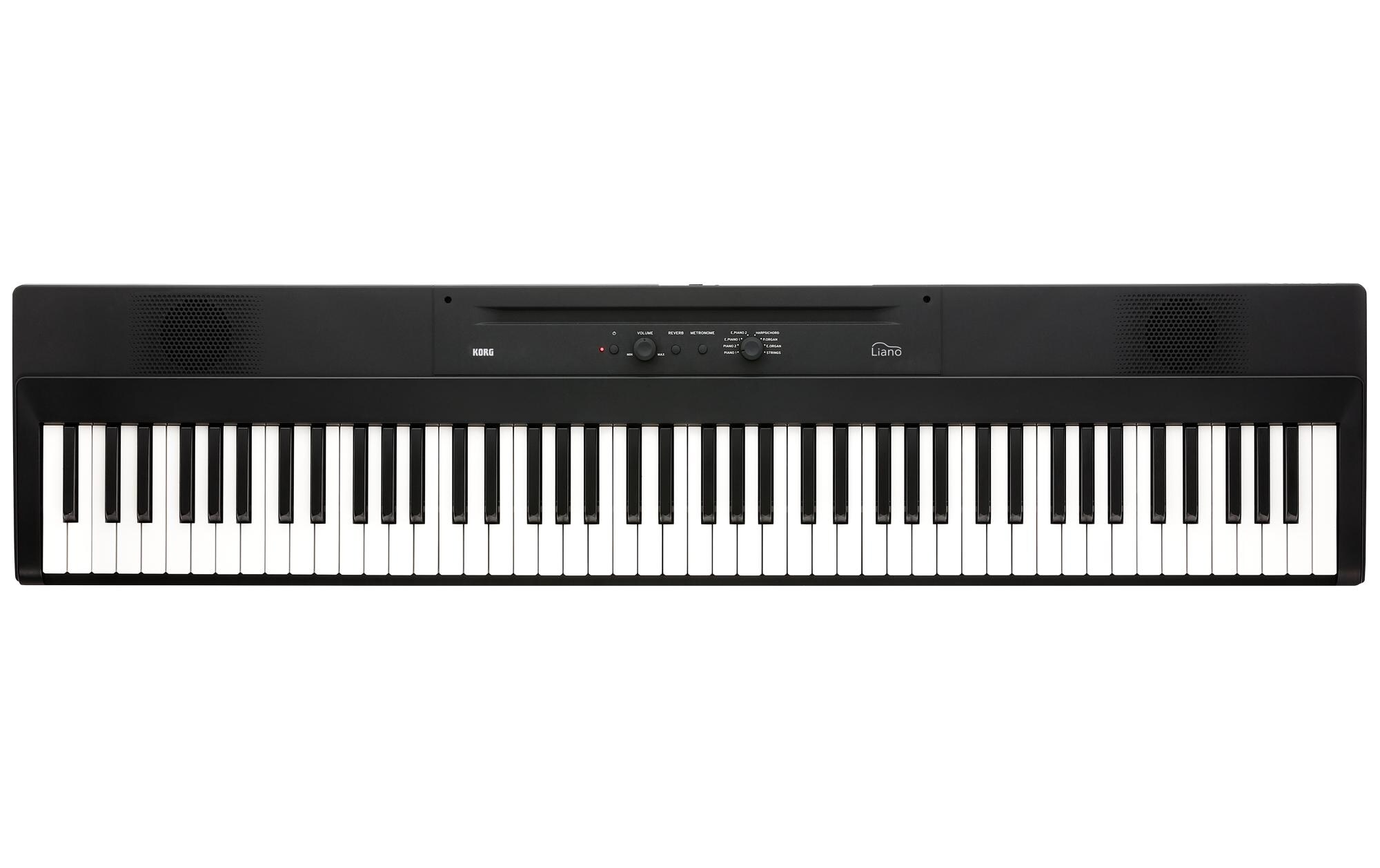 E-Piano Liano – Schwarz<br>Digitalpiano in schlankem Design für Anfänger