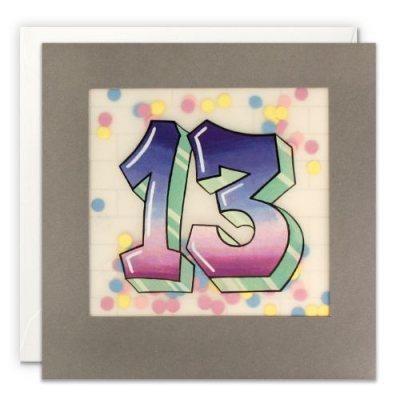 Age 13 Graffiti Paper Shakiescard