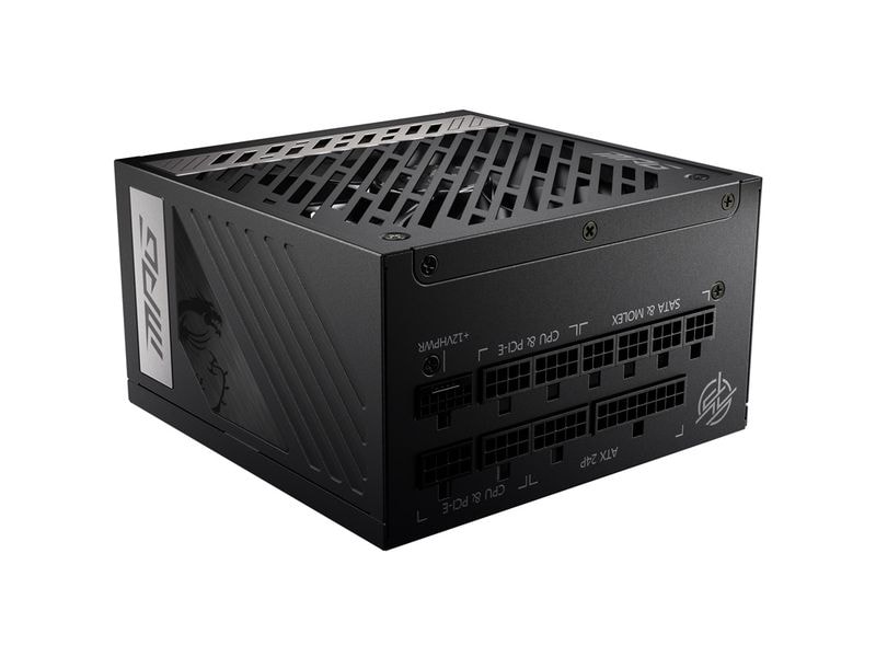 MSI Netzteil MPG A850G PCIE5 850 W Vollmodulares Netzteil mit 850 W Leistung