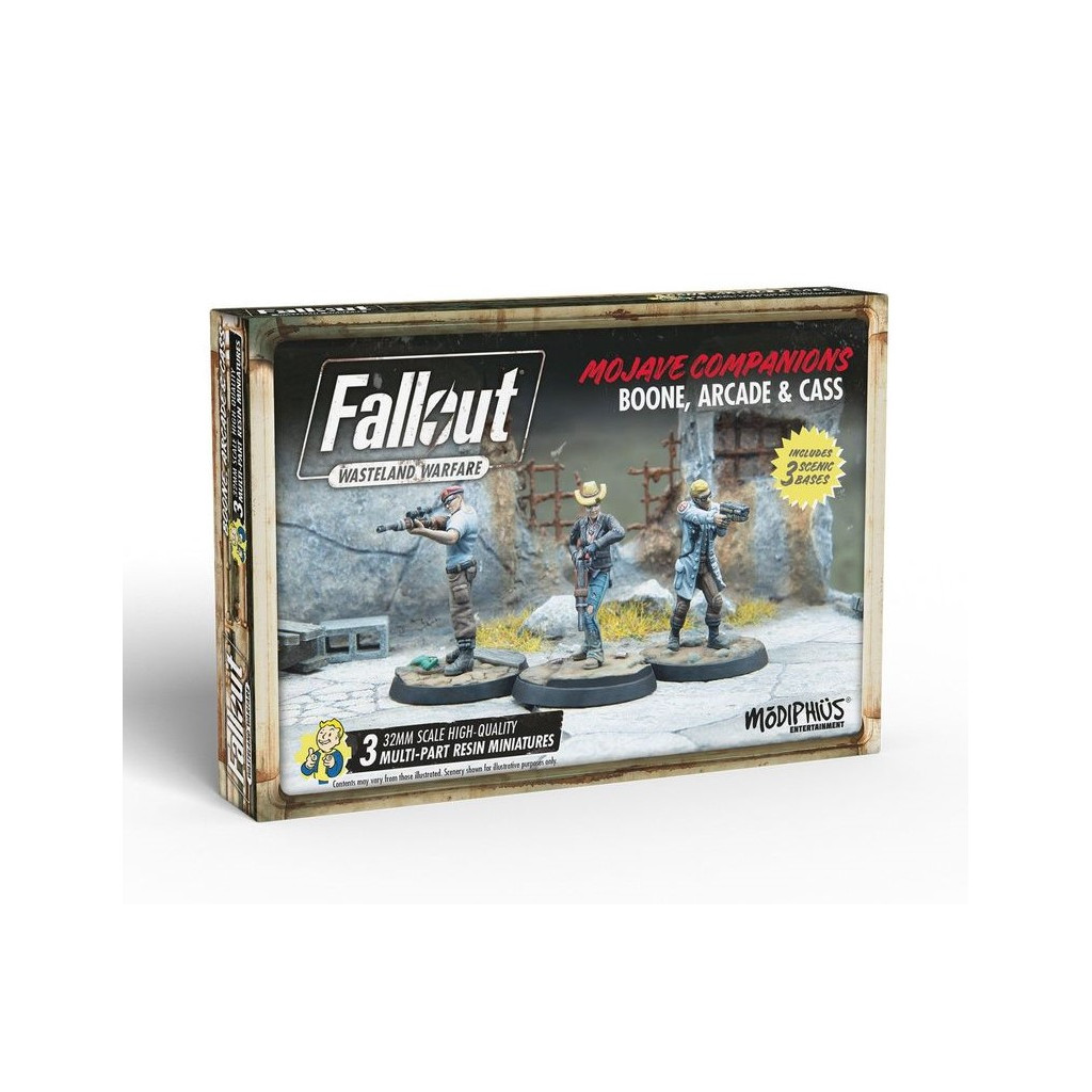 Fallout Wasteland Warfare - Mojave Companions: Boone, Arcade and Cass