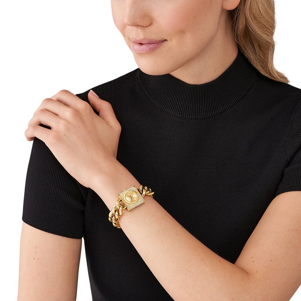 Montre Michael Kors Chain Lock Doré