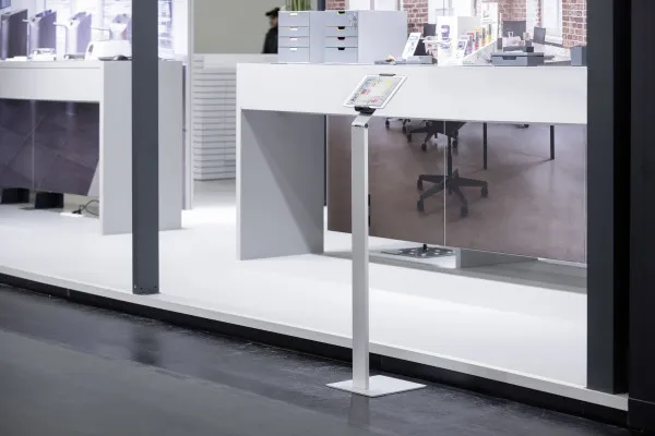 Tabletholder gulvstander Durable Floor silver
