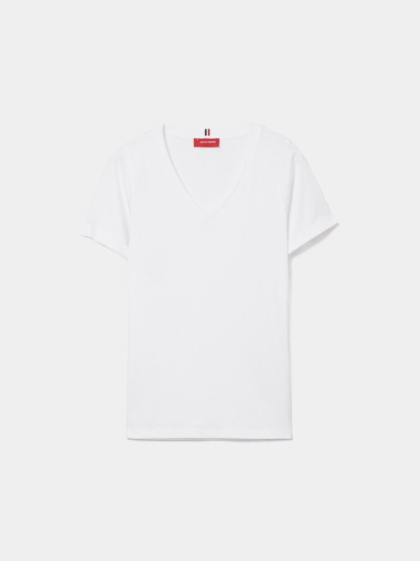T-shirt de manga curta em algodão