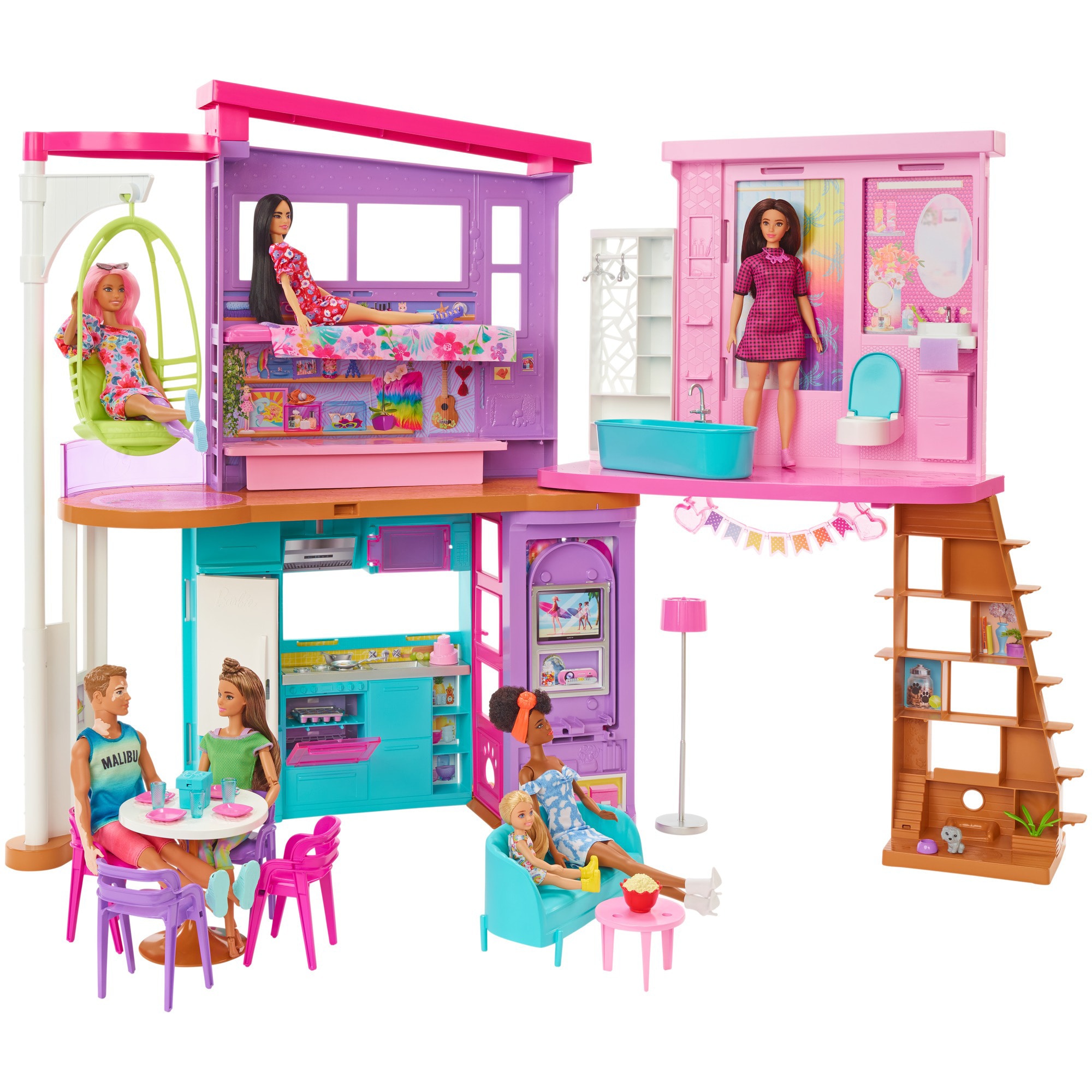 Mattel Spielgebäude Barbie Malibu Haus