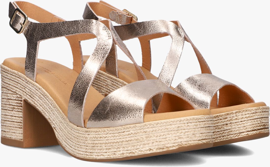 gouden stefano lauran sandalen met sandaal th