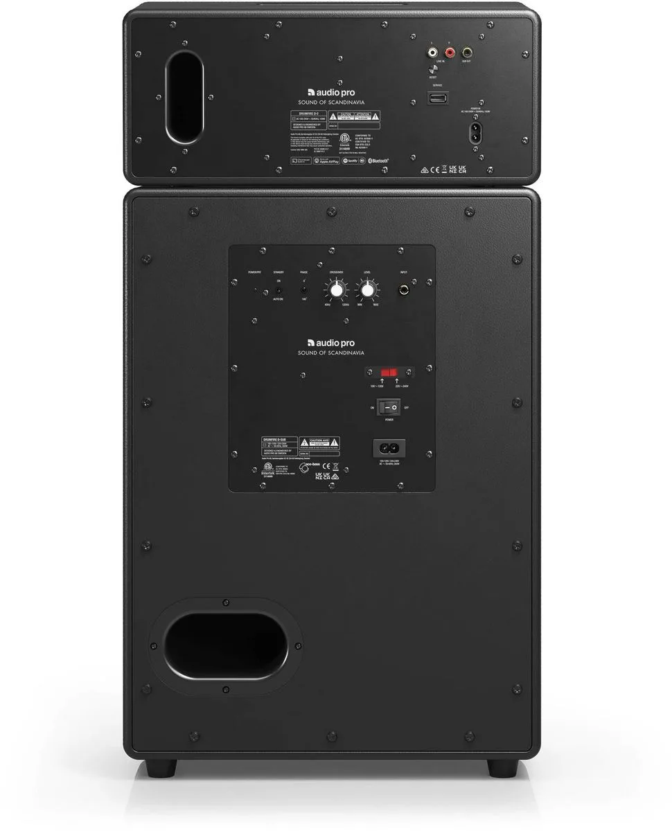 Audio Pro Drumfire MKII Noir Enceintes connectées