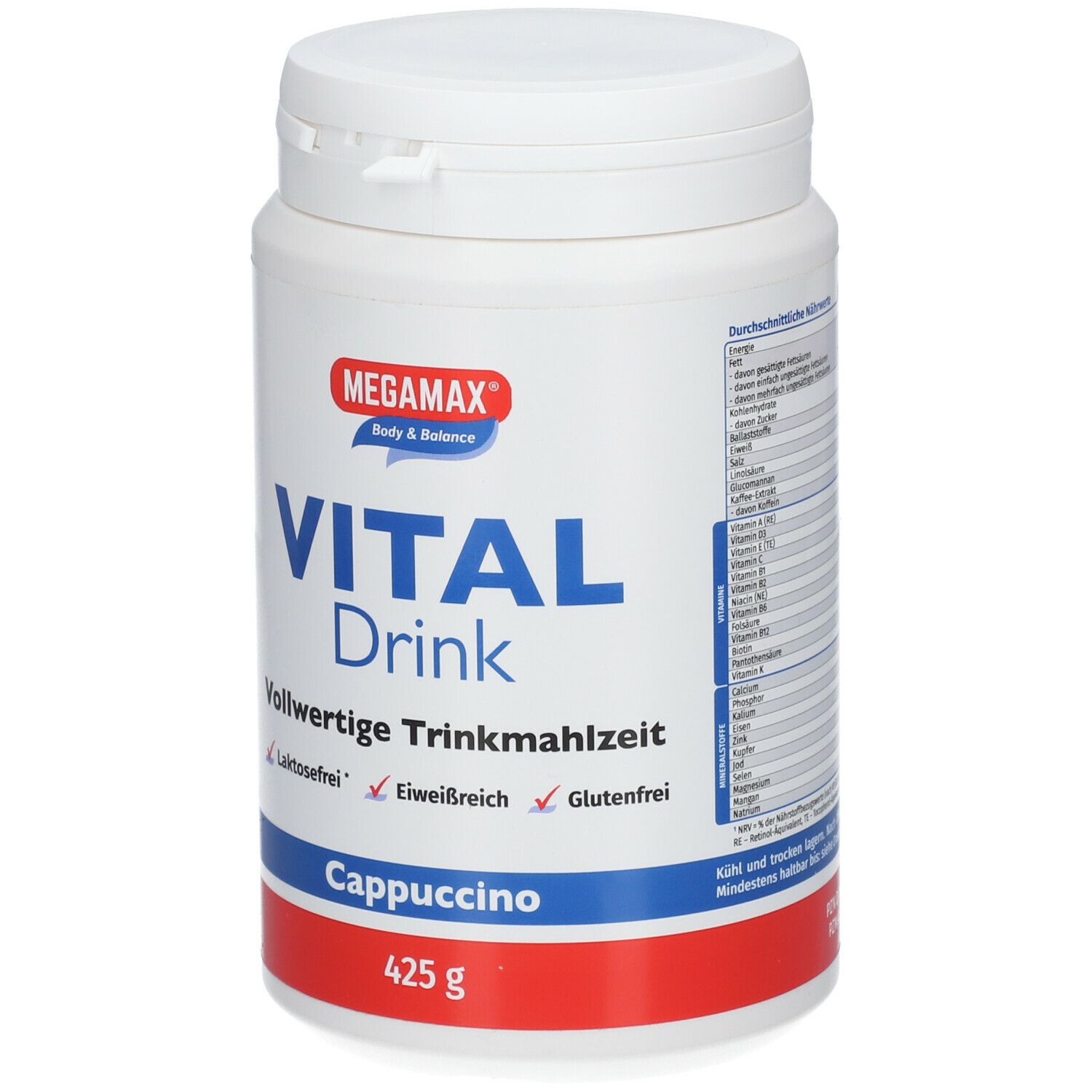 MEGAMAX® Vital-Drink Cappuccino