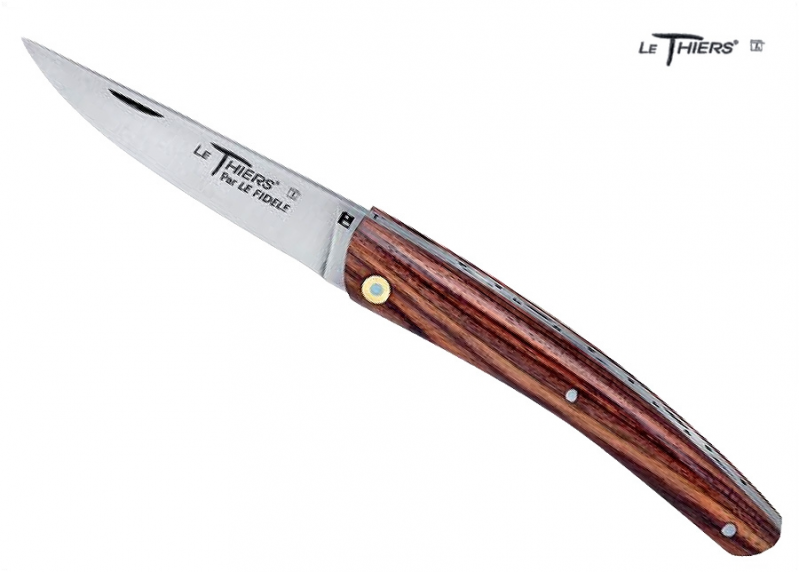 Couteau Le Thiers avec un manche en bois de violette