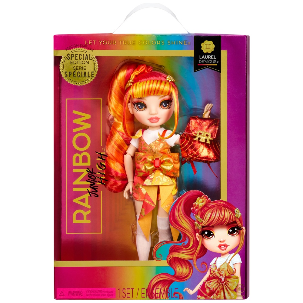 Rainbow High Junior High Special Edition Laurel De'Vious Puppe Orange