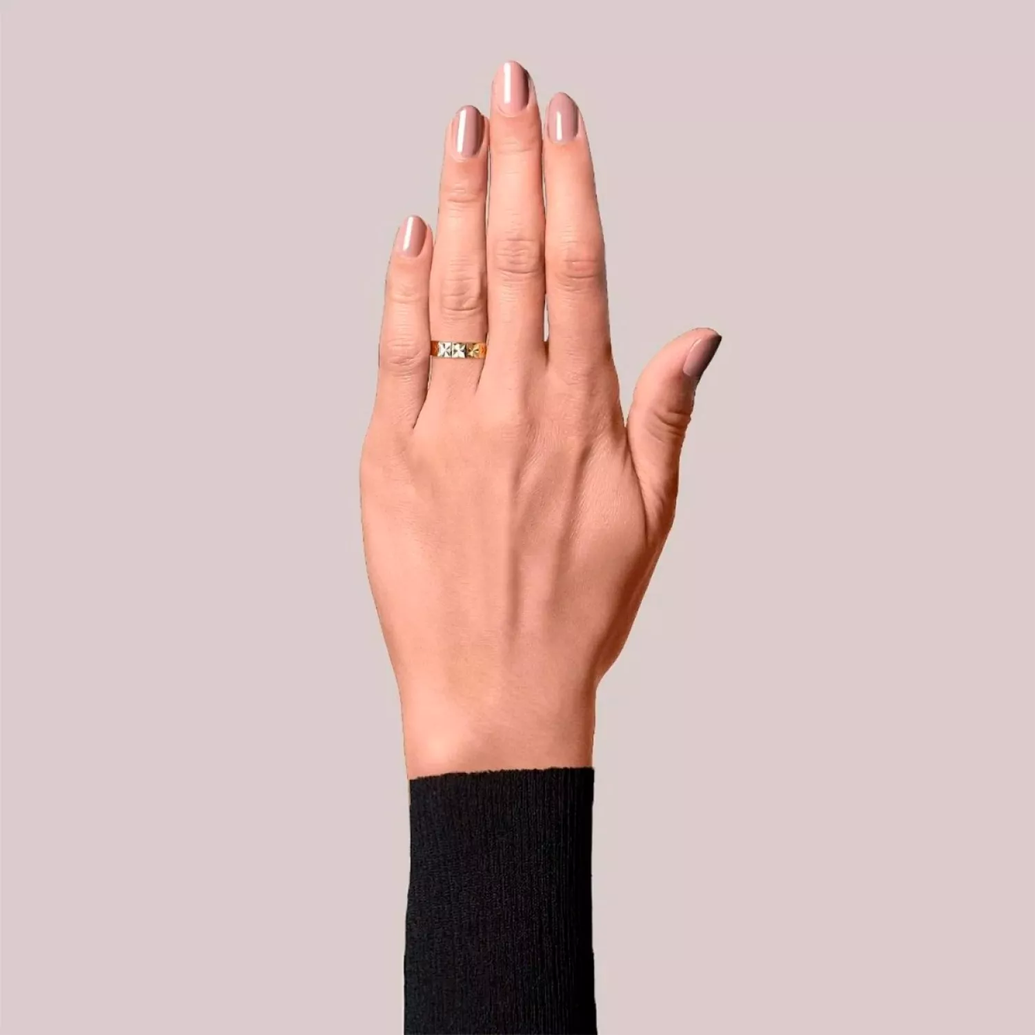 Jane Kønig Reflection Ring 18 kt. Forgyldt Sølv MRR01-G-AW2000