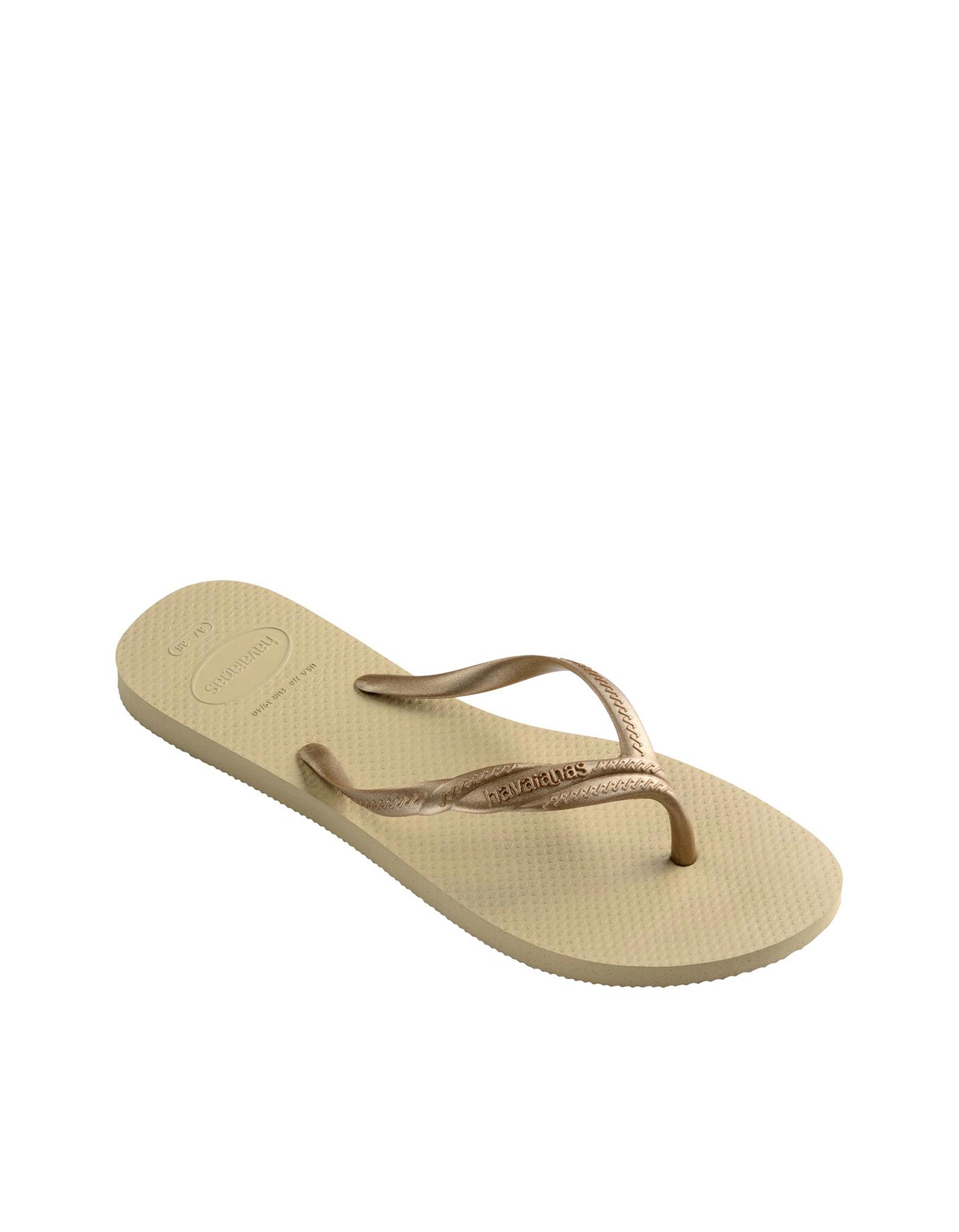 Chinelos Havaianas, Mulher, Dourado