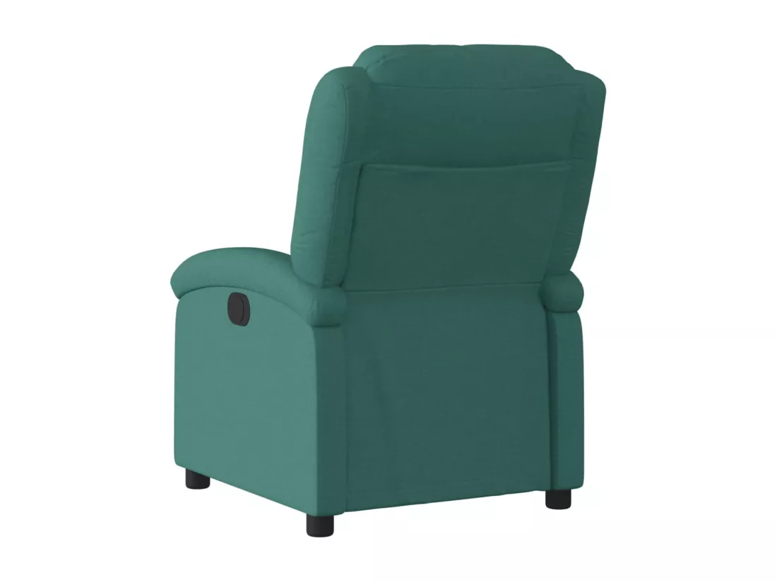 Fauteuil inclinable Vert foncé Tissu