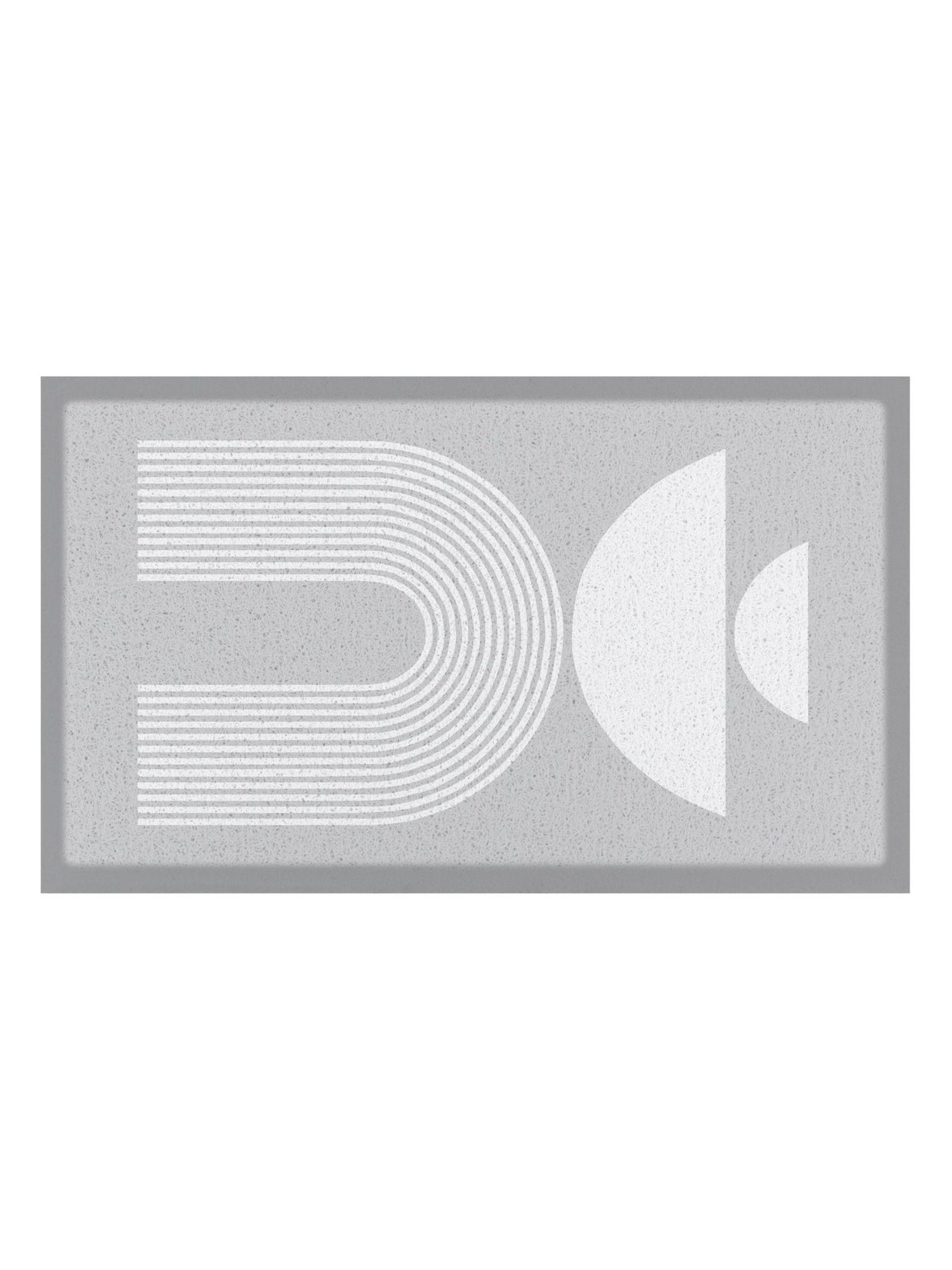 Artsy Mats Half Moon Abstract Indoor Outdoor Doormat
