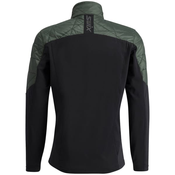 Veste ski de fond SWIX INFINITY HYBRID INSULATED JACKET FOREST/BLACK
