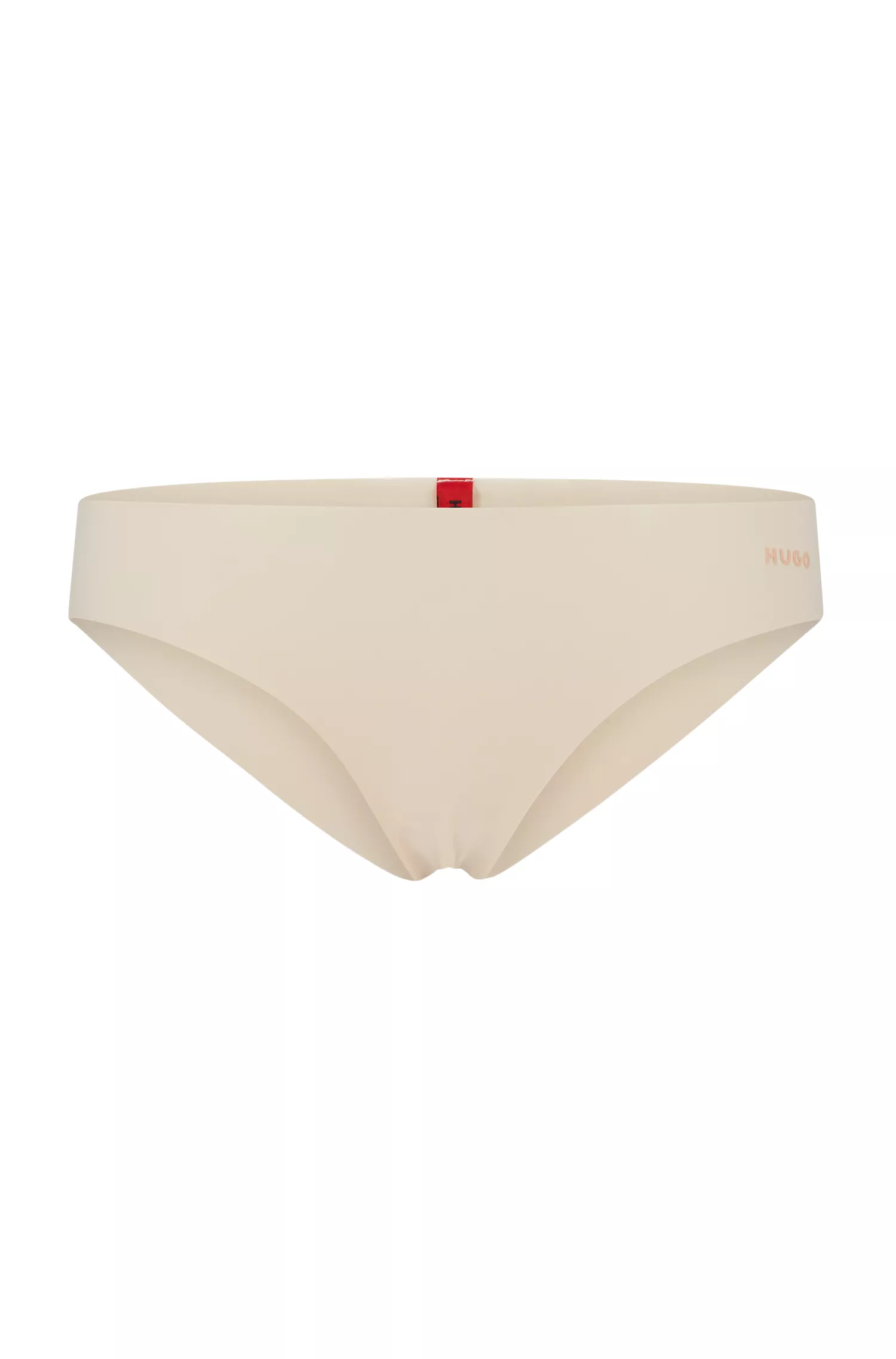 Cueca HUGO vermelha super elástica com detalhe do logotipo