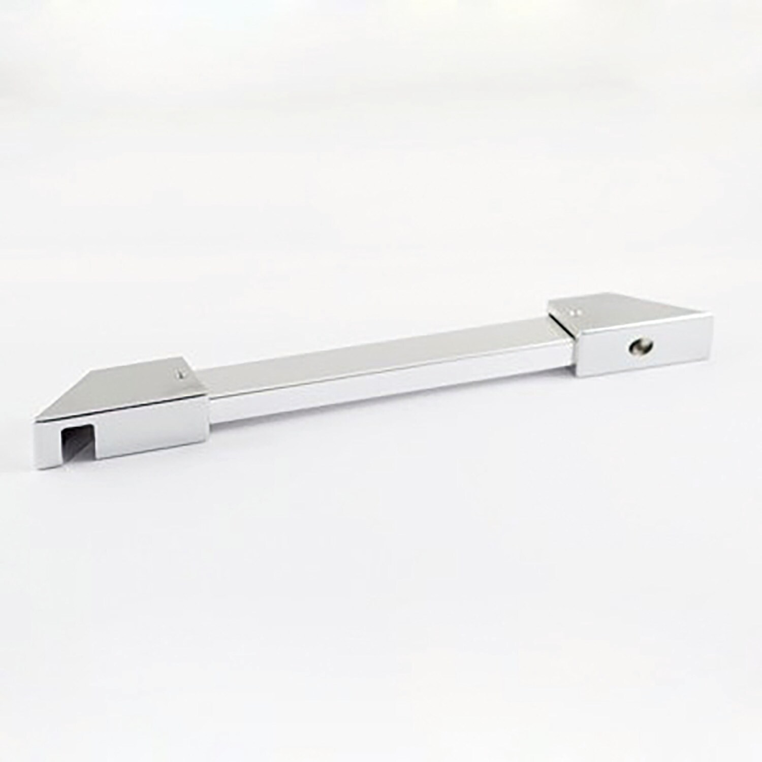 Breuer Panorama Drehtür + Festteil (Anschlag links) für Nische alu chromeffekt Klarglas 900 mm