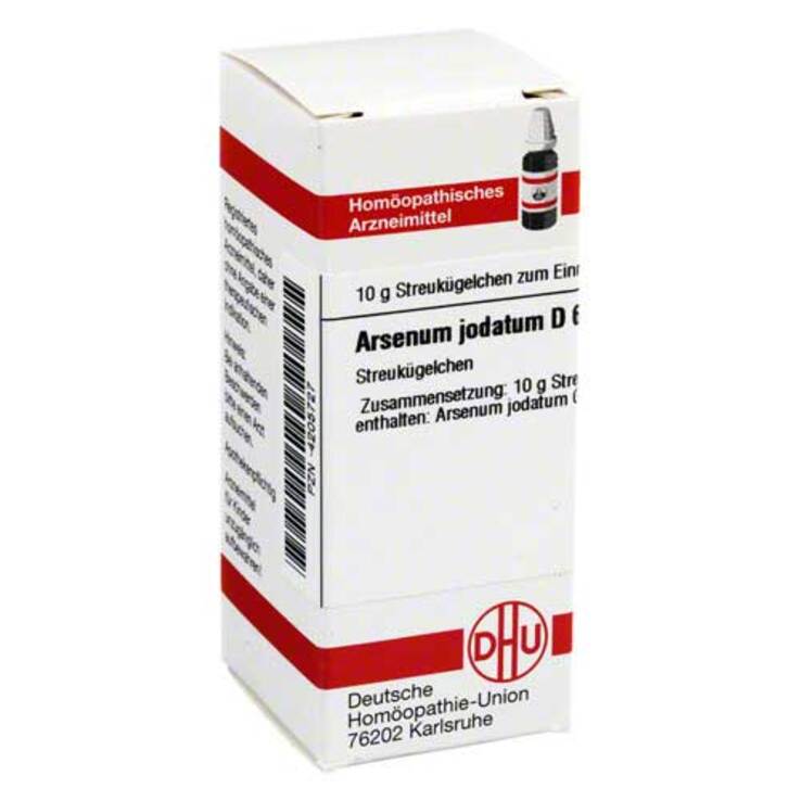DHU Arsenum jodatum D 6 Globuli, 10 g