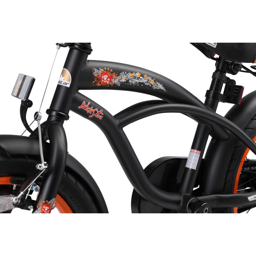 Bikestar Kinderrad 16 Zoll Cruiser schwarz