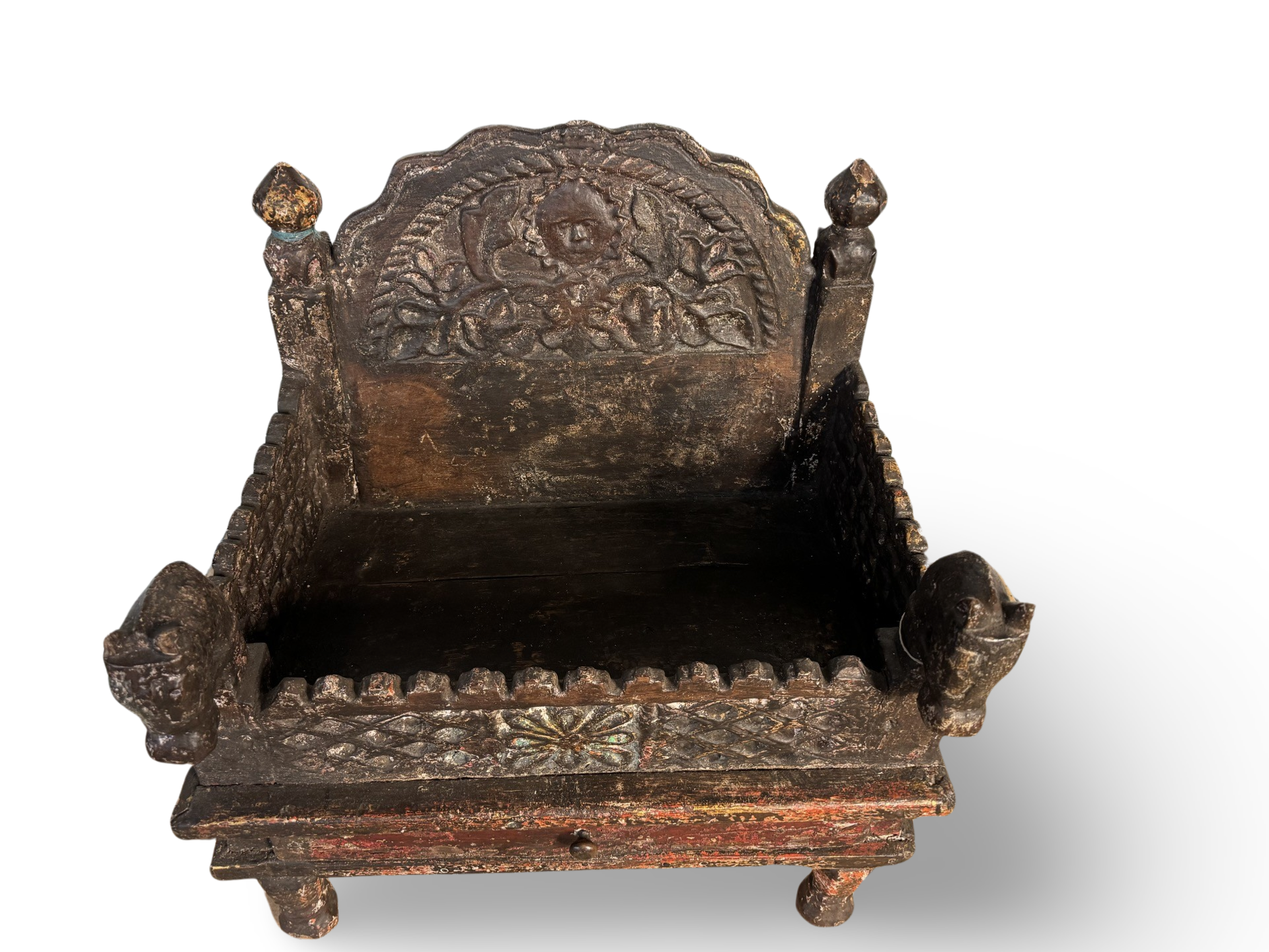 Tempeltafel Singhasan oude uniek