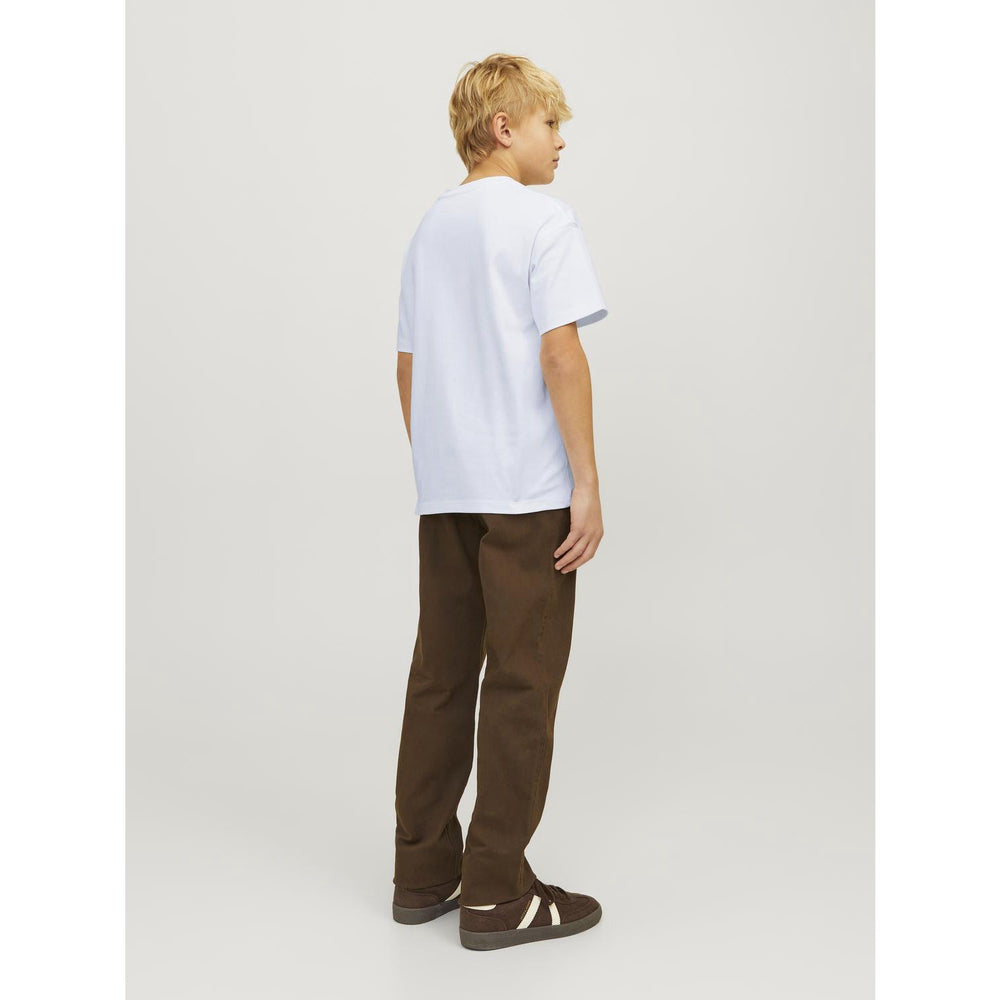 Køb Jack & Jones Junior White Eurban Edge T-Shirt Noos