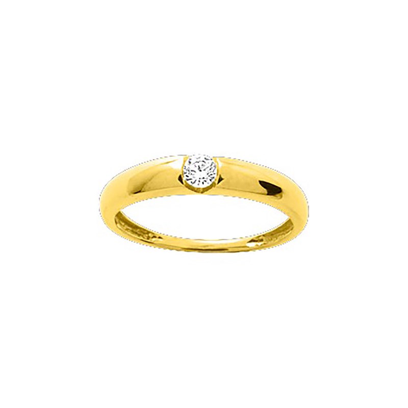Bague Femme - Oxyde de zirconium - Or 18 Carats