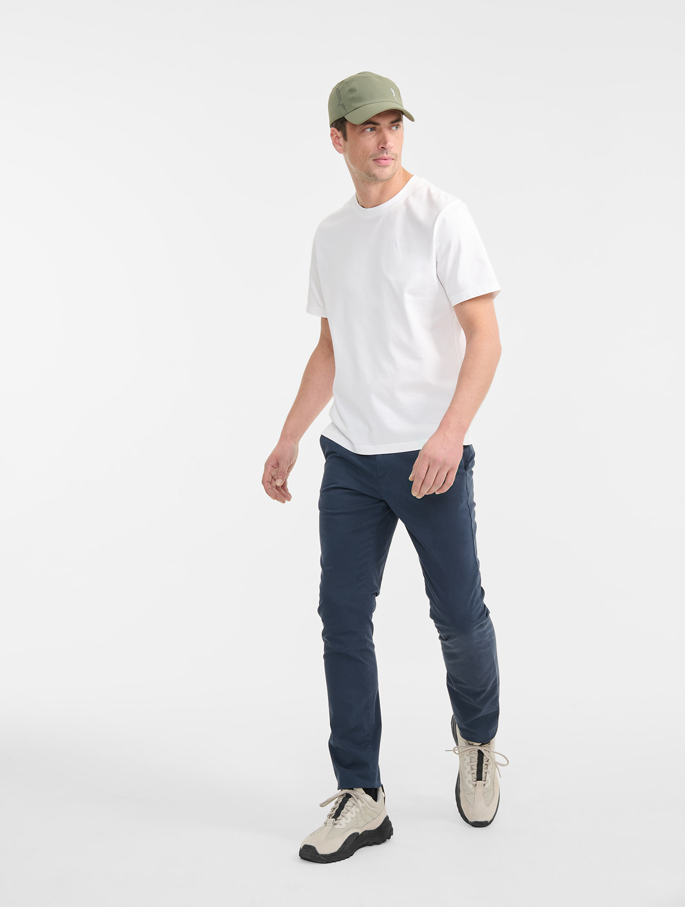 T-shirt col rond BLANC AIGLE