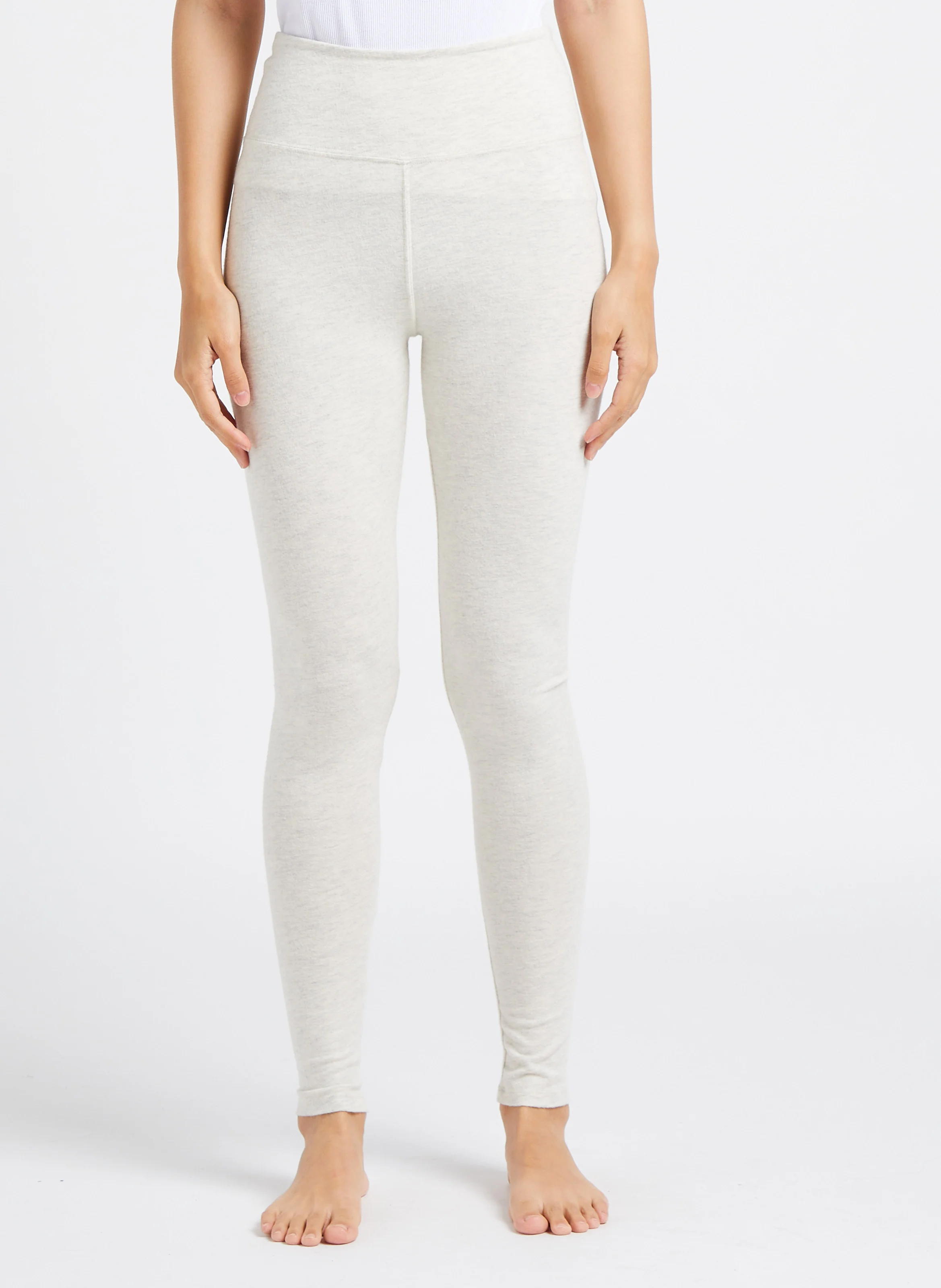 YPAWOOD - Legging en coton mélangé | Gris