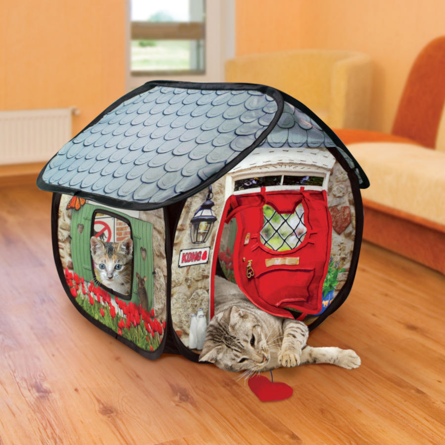Casa de Brinquedo para Gatos Kong Play Spaces Bungalow